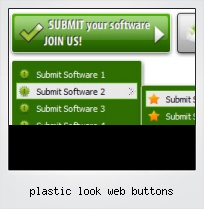 Plastic Look Web Buttons
