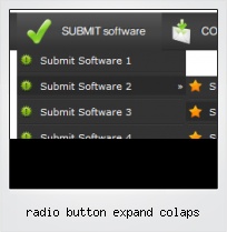 Radio Button Expand Colaps