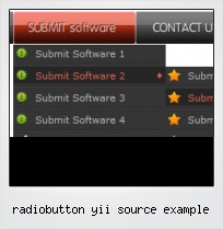 Radiobutton Yii Source Example