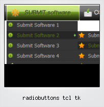 Radiobuttons Tcl Tk