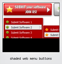 Shaded Web Menu Buttons