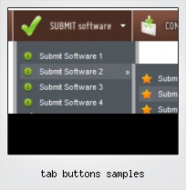 Tab Buttons Samples