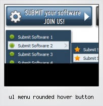 Ul Menu Rounded Hover Button