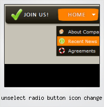 Unselect Radio Button Icon Change