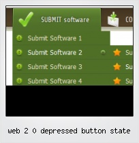 Web 2 0 Depressed Button State