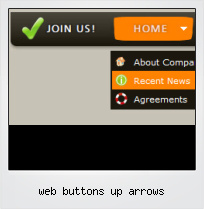 Web Buttons Up Arrows