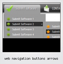 Web Navigation Buttons Arrows