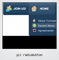 Yii Radiobutton