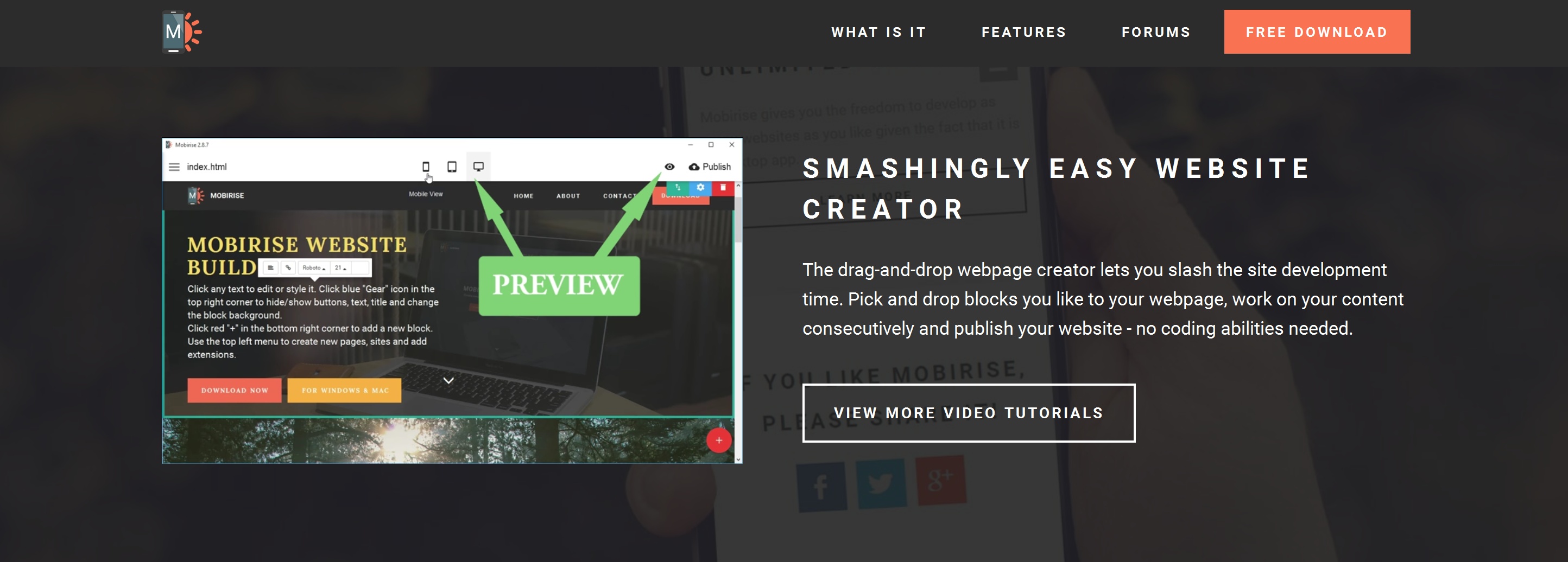 Simple Responsive Web Page  Builder Review